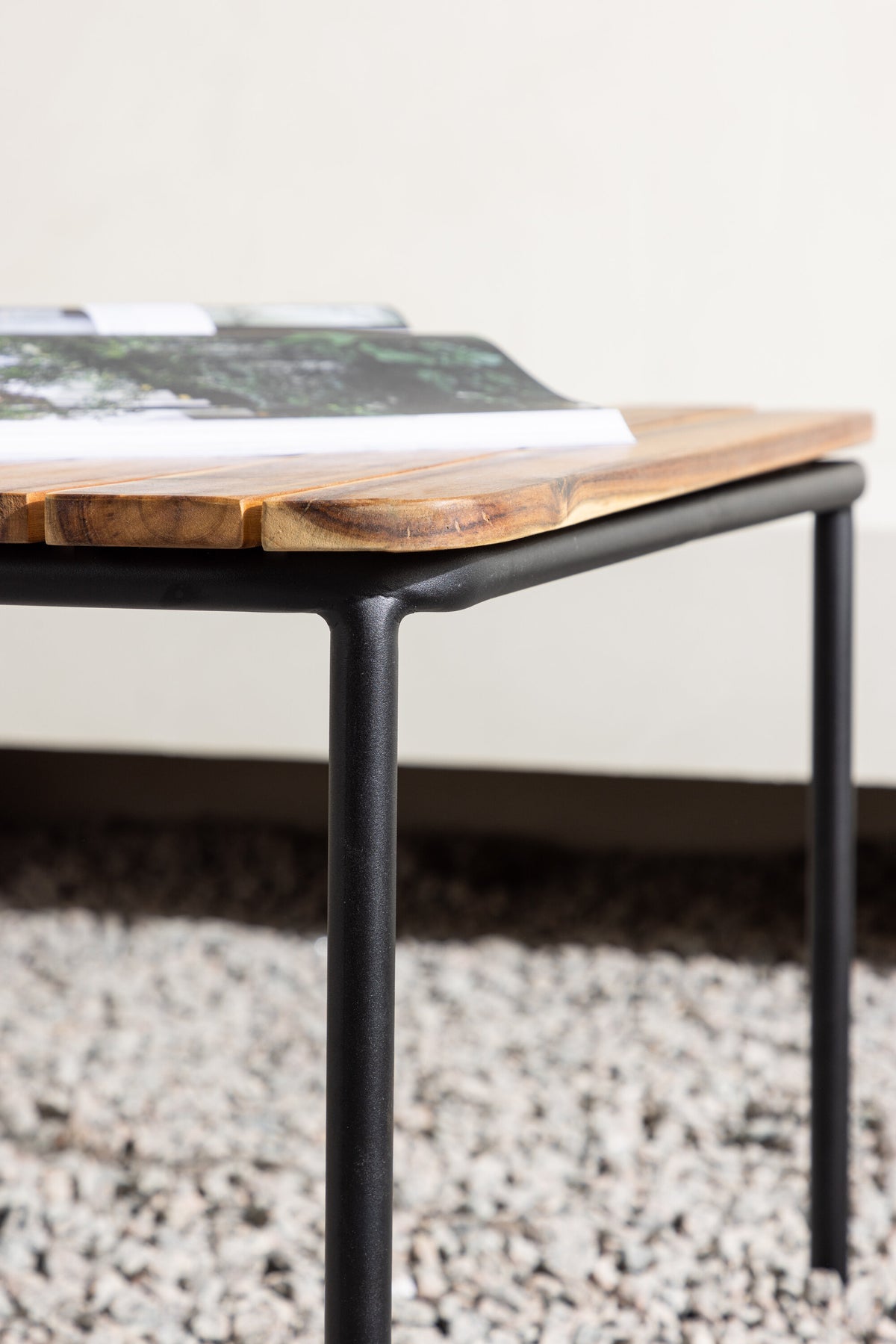 Penh sofabord - 100 × 65 cm - natur, sort - billede 20
