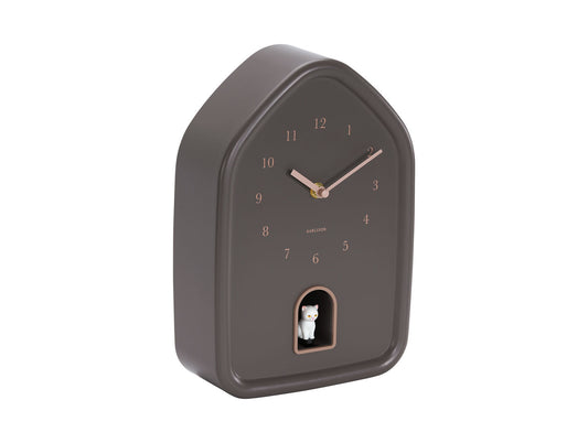 Karlsson vægur Modern Kitty - Jordbrun