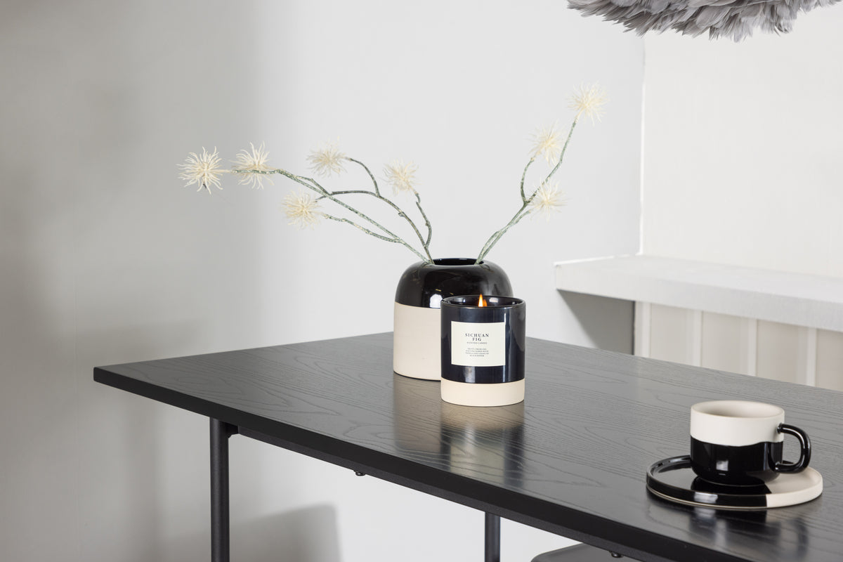 Tempe & Rax Barstol 4-stk Mørkgrå + Barbord 120 x 60 Sort