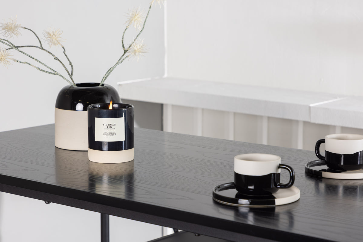 Tempe & Rax Barstol 2-pak Sort + Barbord 120 x 60 Sort