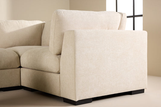 Salerno hjørnesofa Beige