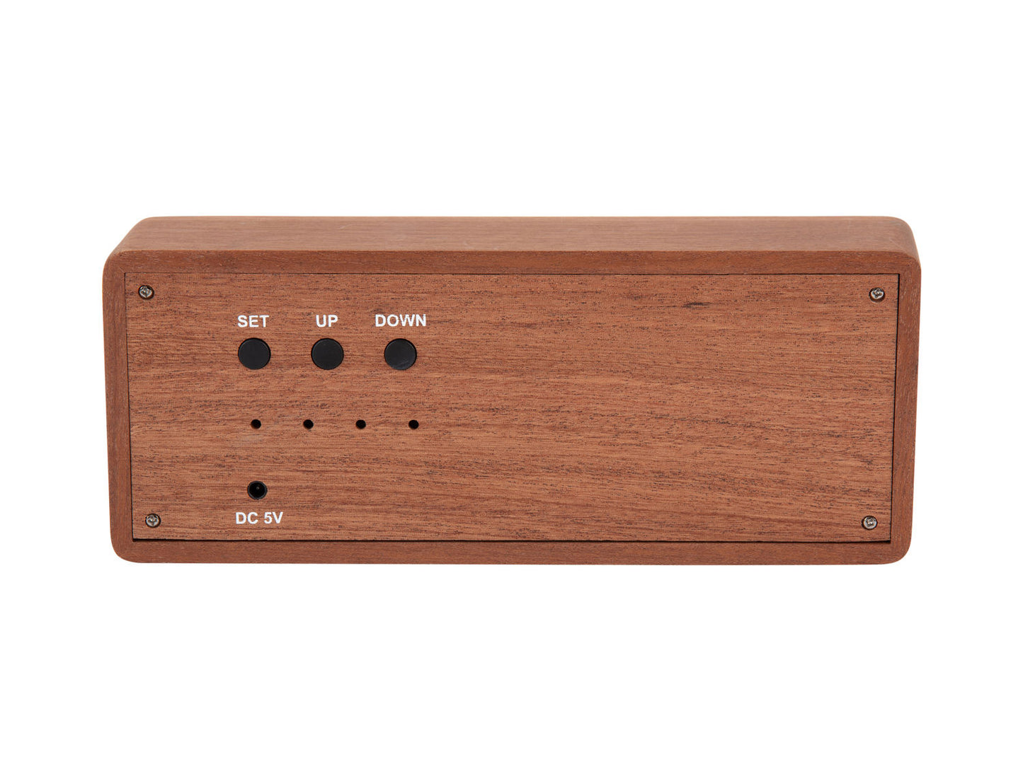 Karlsson vækkeur Solid Wood - Mørkt træ