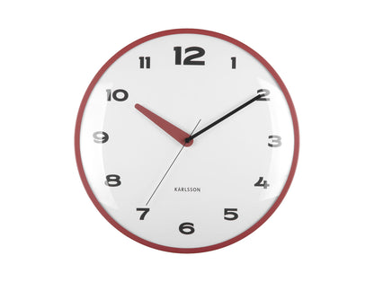 Karlsson vægur Brisk Dome - Okkerrød