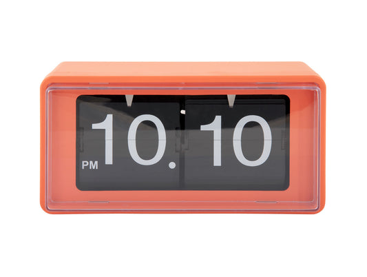 Karlsson væg-/bordur Retro Boxed Flip – Knaldorange