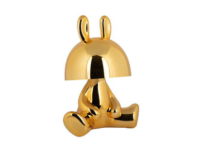 Leitmotiv bordlampe Bunny LED - guld med Bluetooth