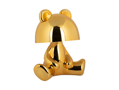 Leitmotiv bordlampe Bear LED - guld med Bluetooth
