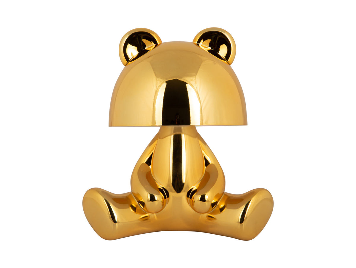 Leitmotiv bordlampe Bear LED - guld med Bluetooth