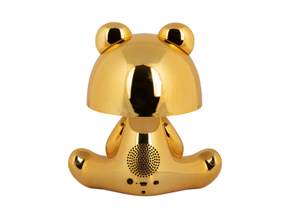 Leitmotiv bordlampe Bear LED - guld med Bluetooth