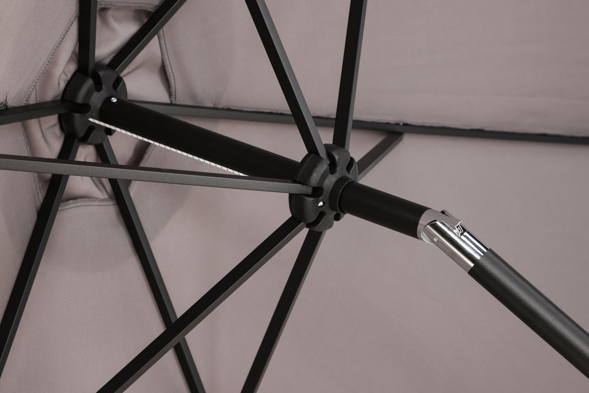 Leeds Parasol ⌀300 Grå