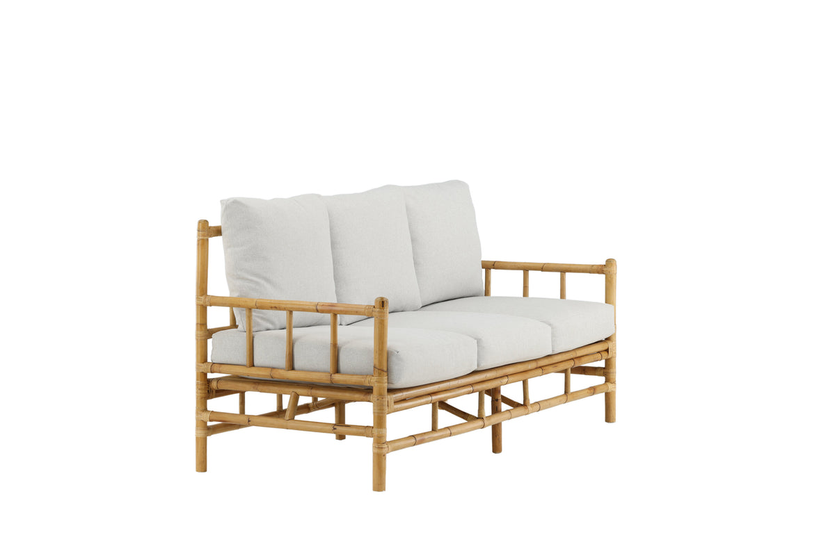 Cane 3-personers sofa - natur - billede 11