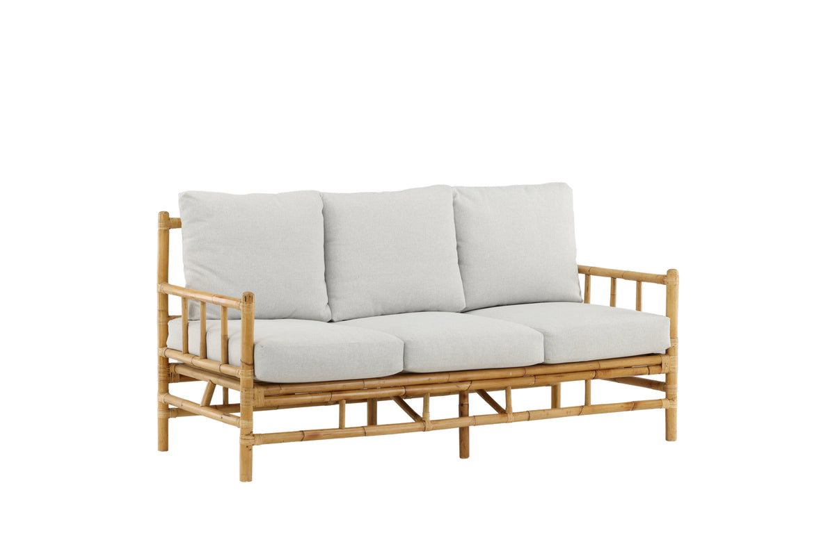 Cane 3-personers sofa - natur - billede 12