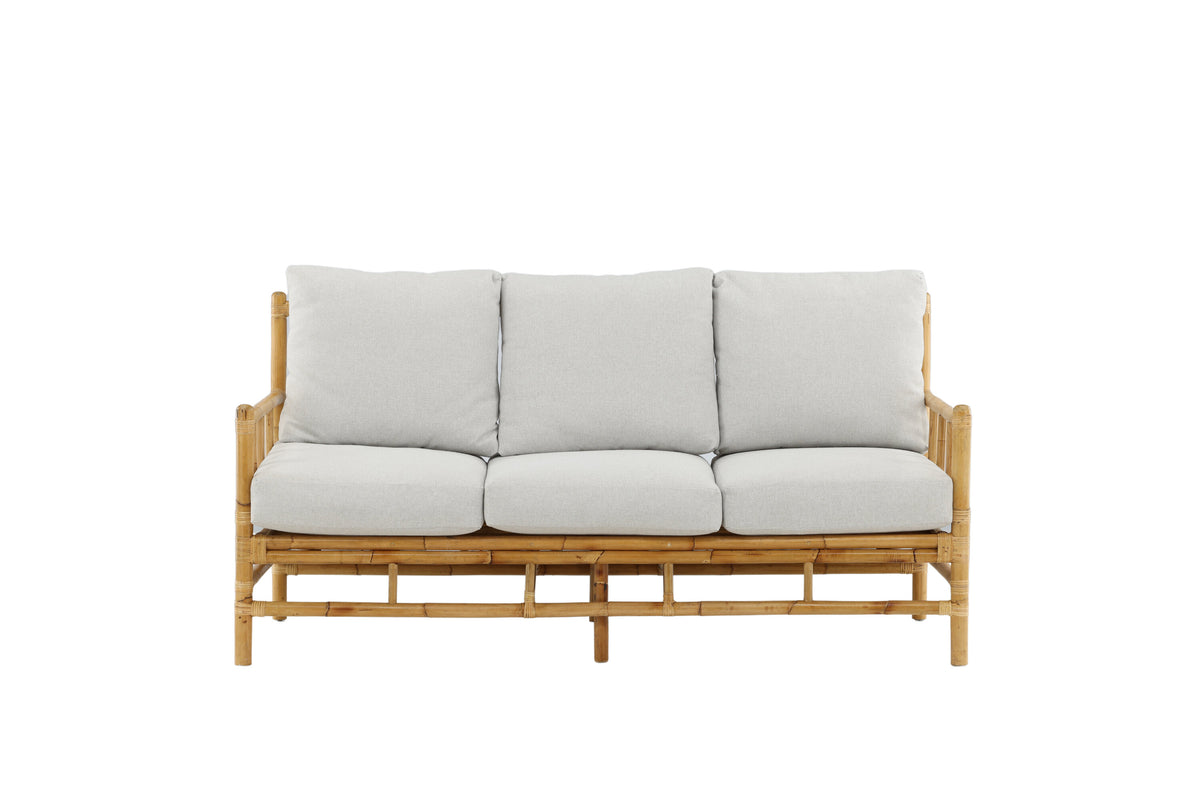 Cane 3-personers sofa - natur - billede 1