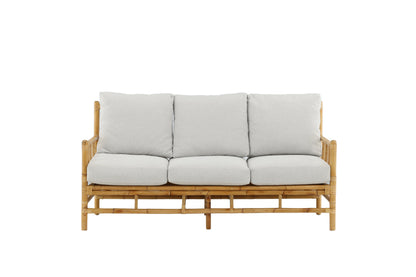 Cane 3-personers sofa - natur - billede 1