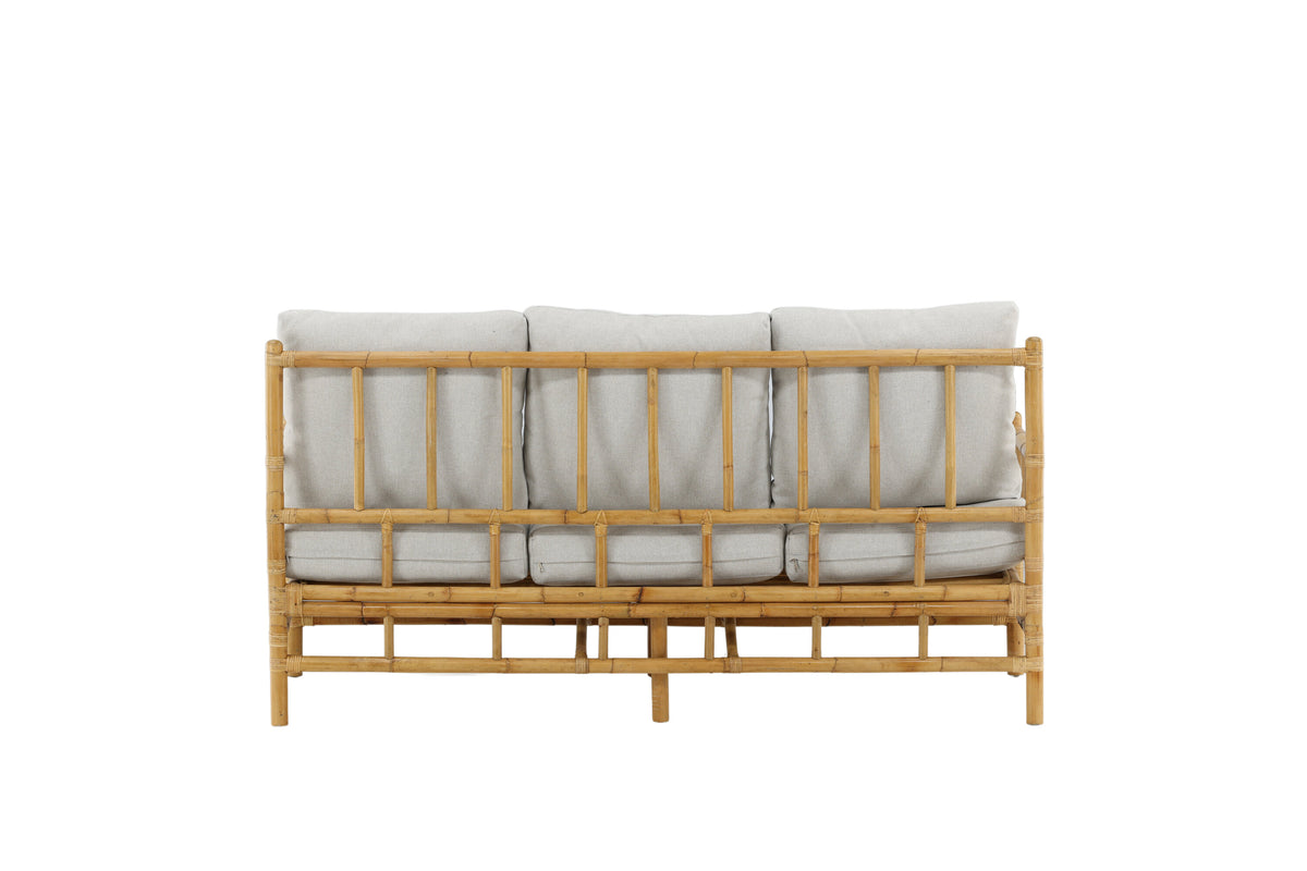 Cane 3-personers sofa - natur - billede 7