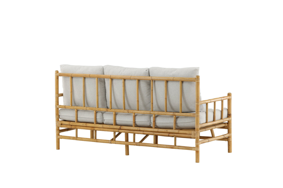 Cane 3-personers sofa - natur - billede 8