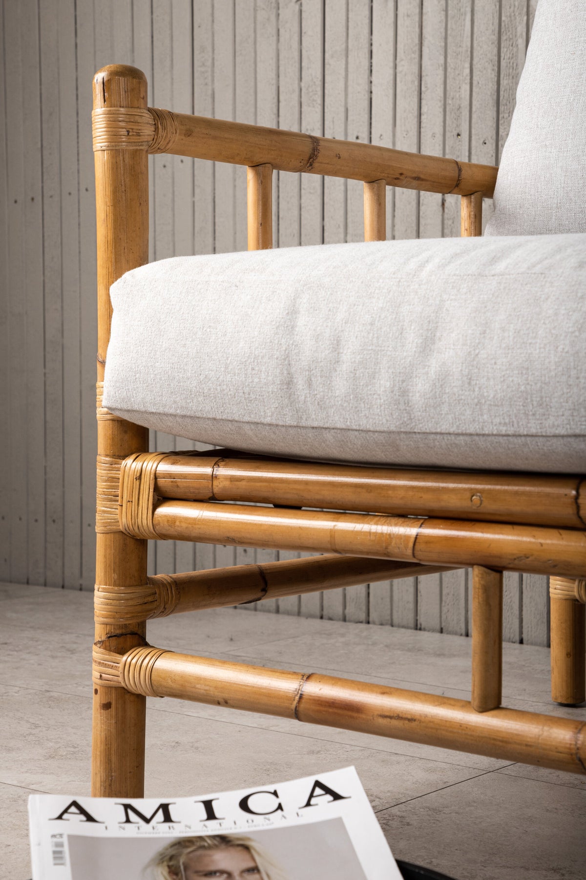Cane 3-personers sofa - natur - billede 18