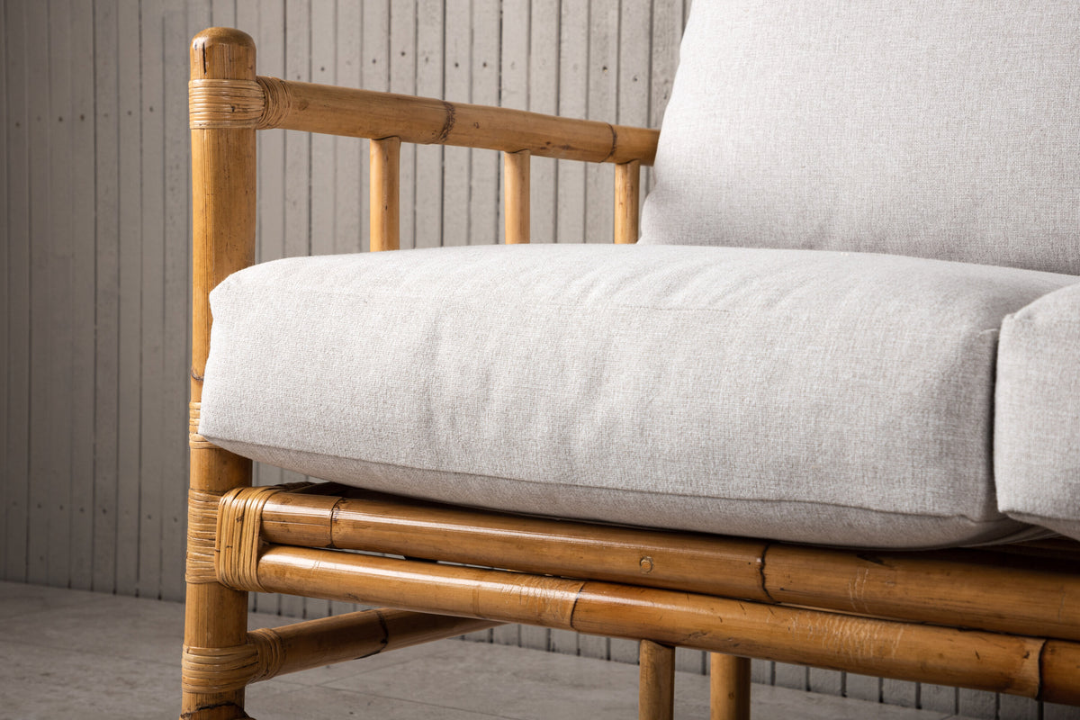 Cane 3-personers sofa - natur - billede 15