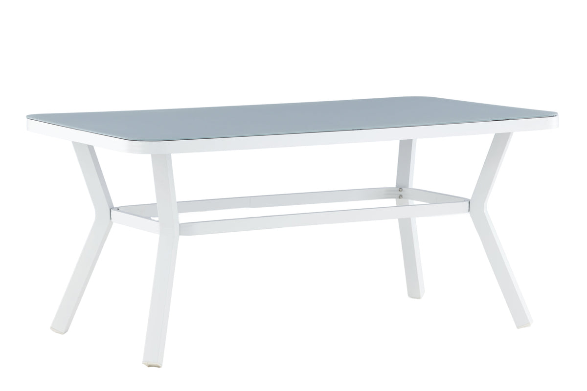Virya havebord - 160 × 90 cm - grå, hvid - billede 12