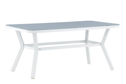 Virya havebord - 160 × 90 cm - grå, hvid - billede 12
