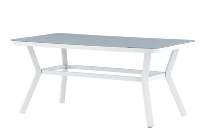 Virya havebord - 160 × 90 cm - grå, hvid - billede 2