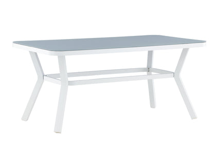 Virya havebord - 160 × 90 cm - grå, hvid - billede 6