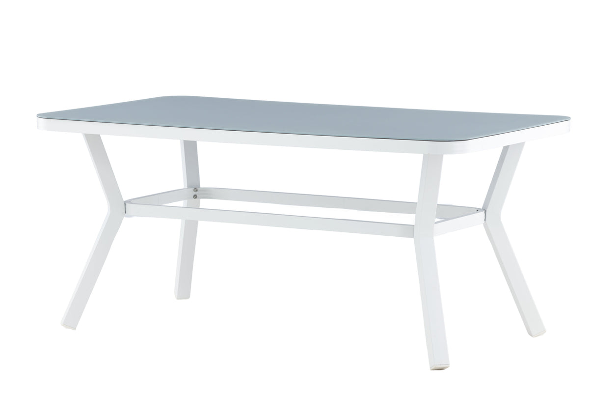 Virya havebord - 160 × 90 cm - grå, hvid - billede 8
