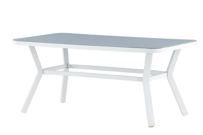 Virya havebord - 160 × 90 cm - grå, hvid - billede 8