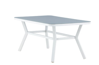Virya havebord - 160 × 90 cm - grå, hvid - billede 9