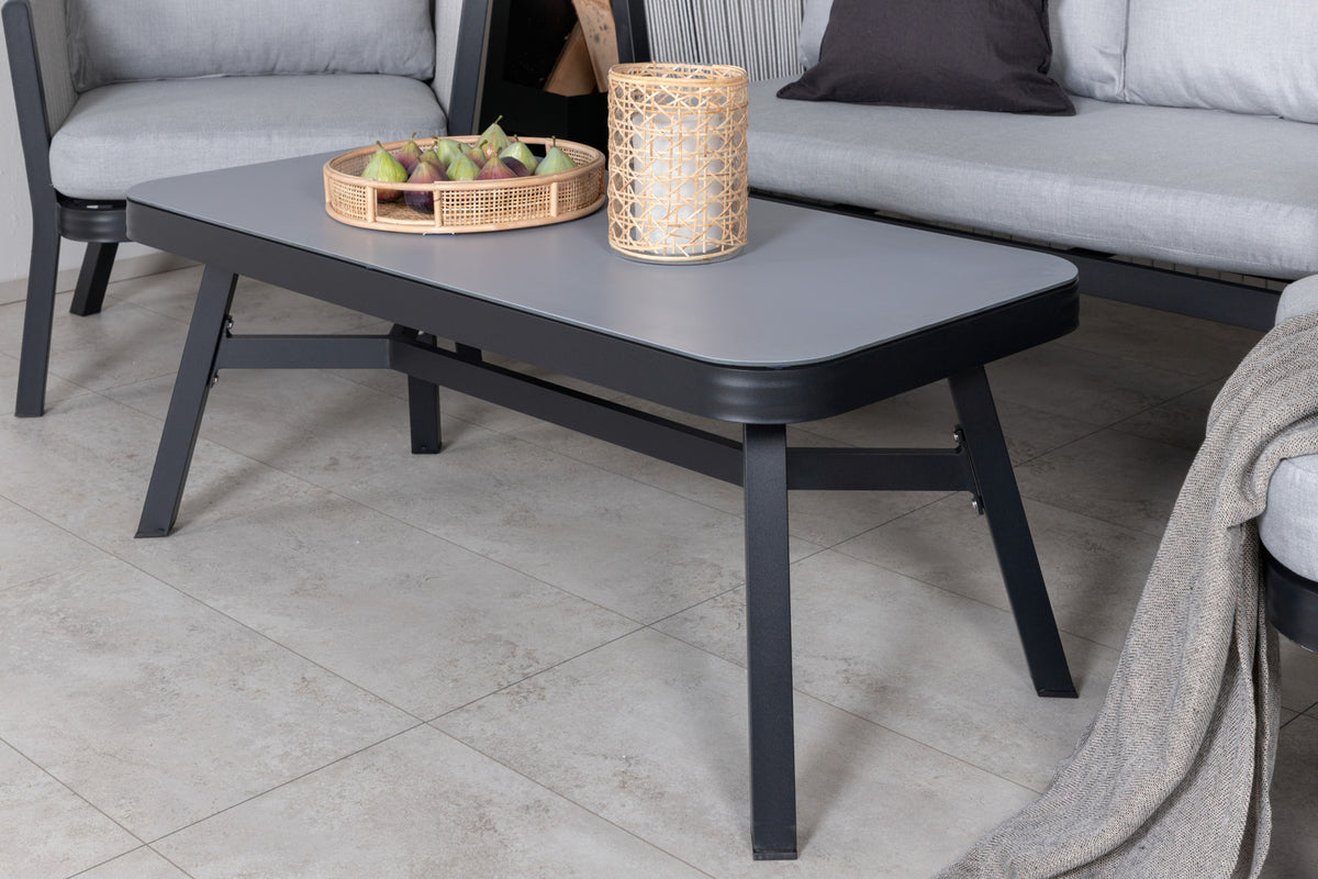 Virya Have sofasæt Sort/Grå