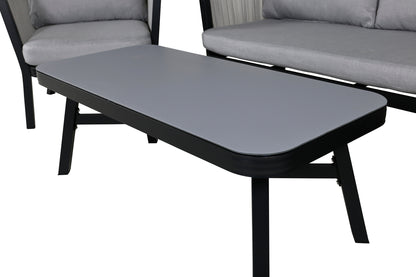 Virya Have sofasæt Sort/Grå