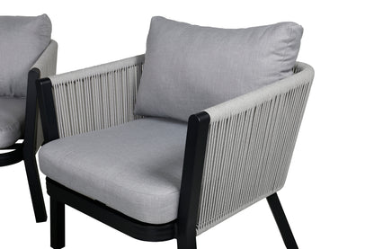 Virya Have sofasæt Sort/Grå