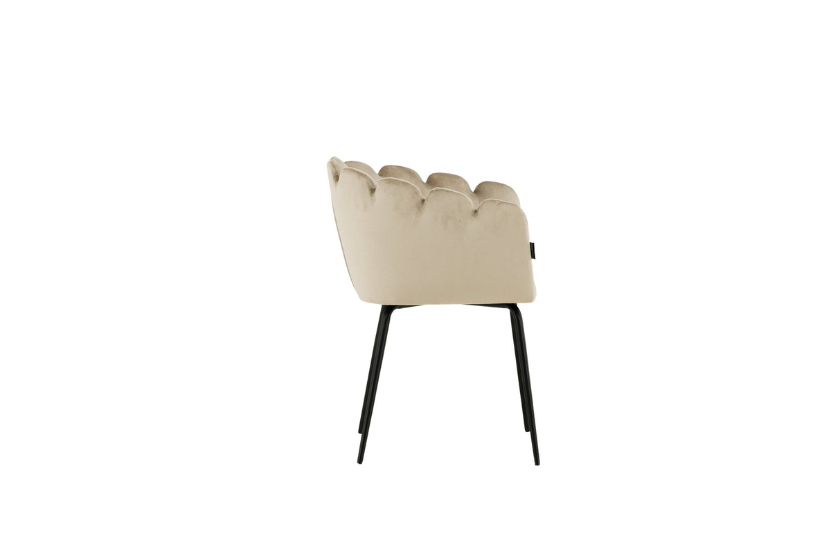 Limhamn spisebordsstol - beige, sort - billede 10
