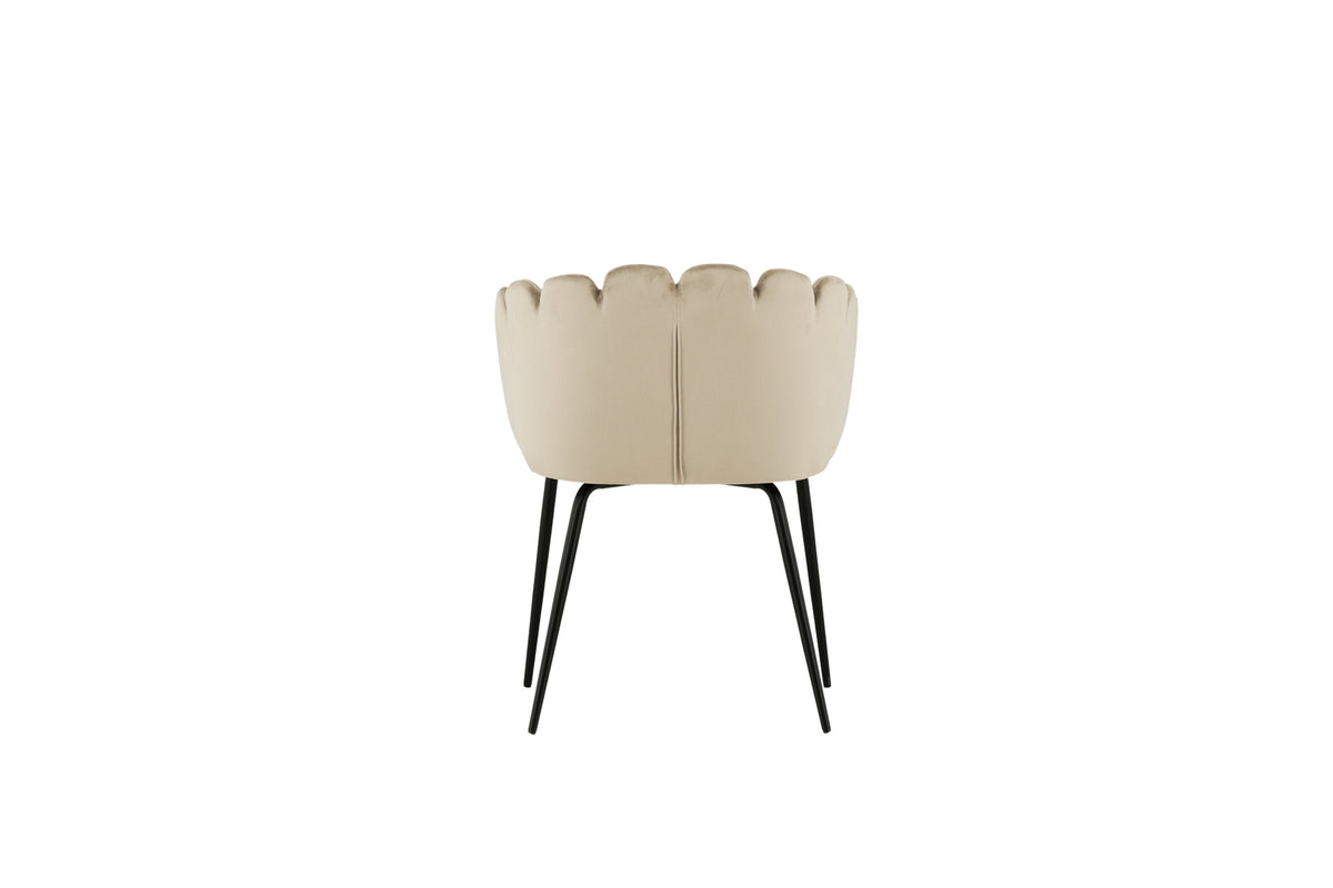 Limhamn spisebordsstol - beige, sort - billede 7