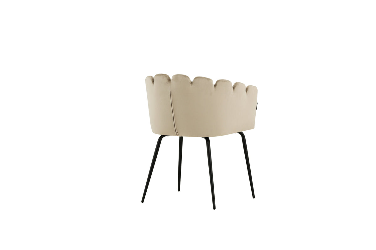 Limhamn spisebordsstol - beige, sort - billede 8