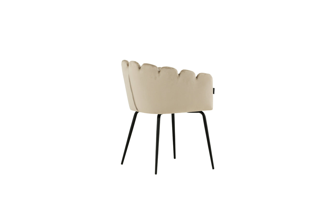 Limhamn spisebordsstol - beige, sort - billede 9