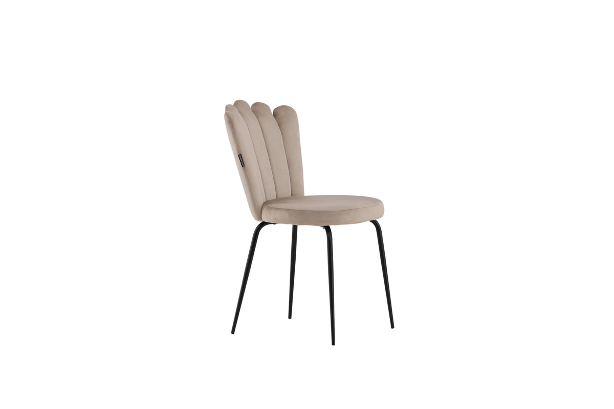 Limhamn spisebordsstole - beige, sort - 2 stk. - billede 13