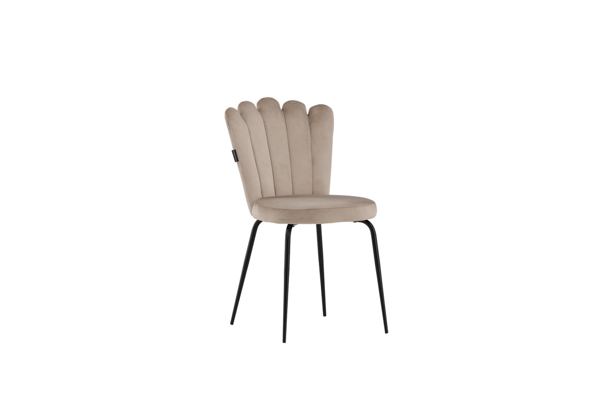 Limhamn spisebordsstole - beige, sort - 2 stk. - billede 14