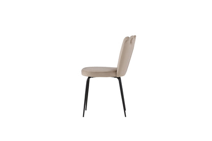 Limhamn spisebordsstole - beige, sort - 2 stk. - billede 5