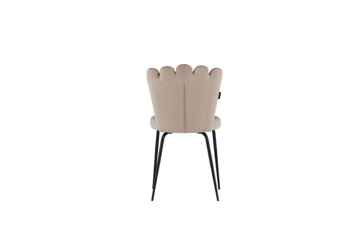 Limhamn spisebordsstole - beige, sort - 2 stk. - billede 8