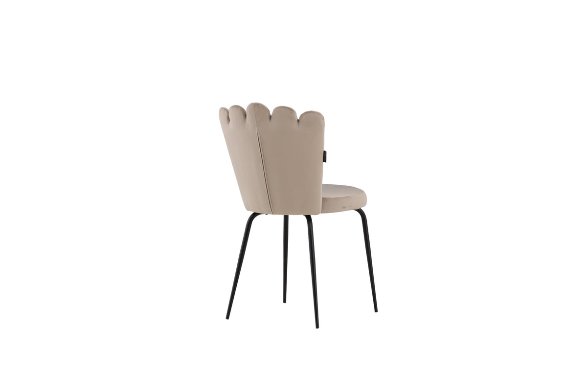 Limhamn spisebordsstole - beige, sort - 2 stk. - billede 9