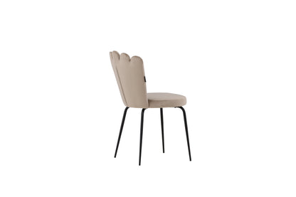 Limhamn spisebordsstole - beige, sort - 2 stk. - billede 11