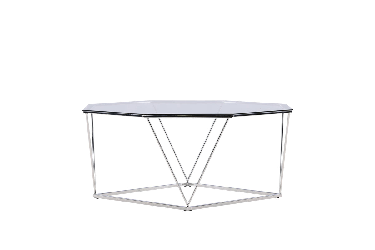 Österlen sofabord - Ø100 cm - klar, sølv, transparent - billede 10