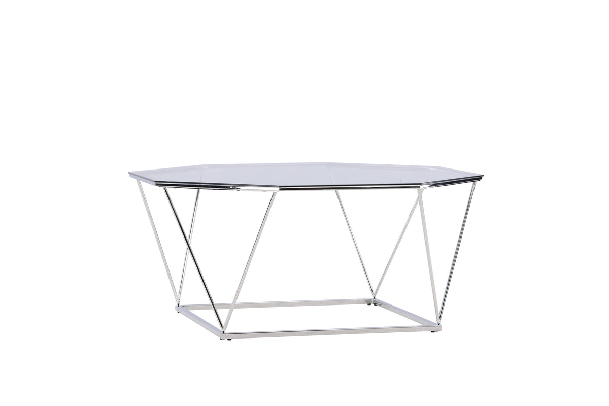 Österlen sofabord - Ø100 cm - klar, sølv, transparent - billede 11