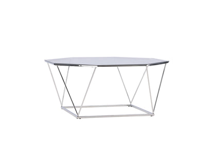 Österlen sofabord - Ø100 cm - klar, sølv, transparent - billede 2