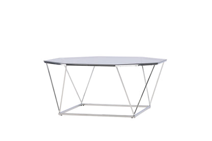 Österlen sofabord - Ø100 cm - klar, sølv, transparent - billede 6