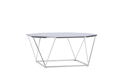 Österlen sofabord - Ø100 cm - klar, sølv, transparent - billede 8