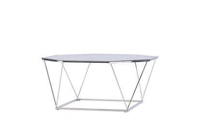 Österlen sofabord - Ø100 cm - klar, sølv, transparent - billede 9