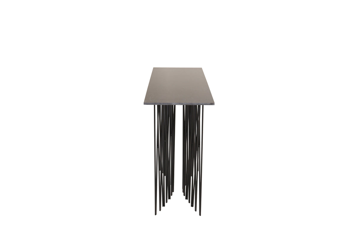 Stone sidebord - 130 × 37 cm - sort - billede 3