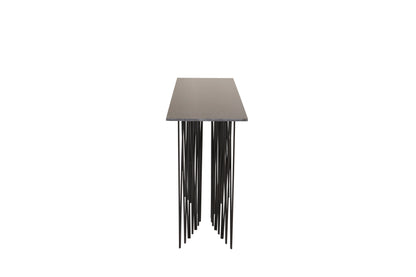 Stone sidebord - 130 × 37 cm - sort - billede 3