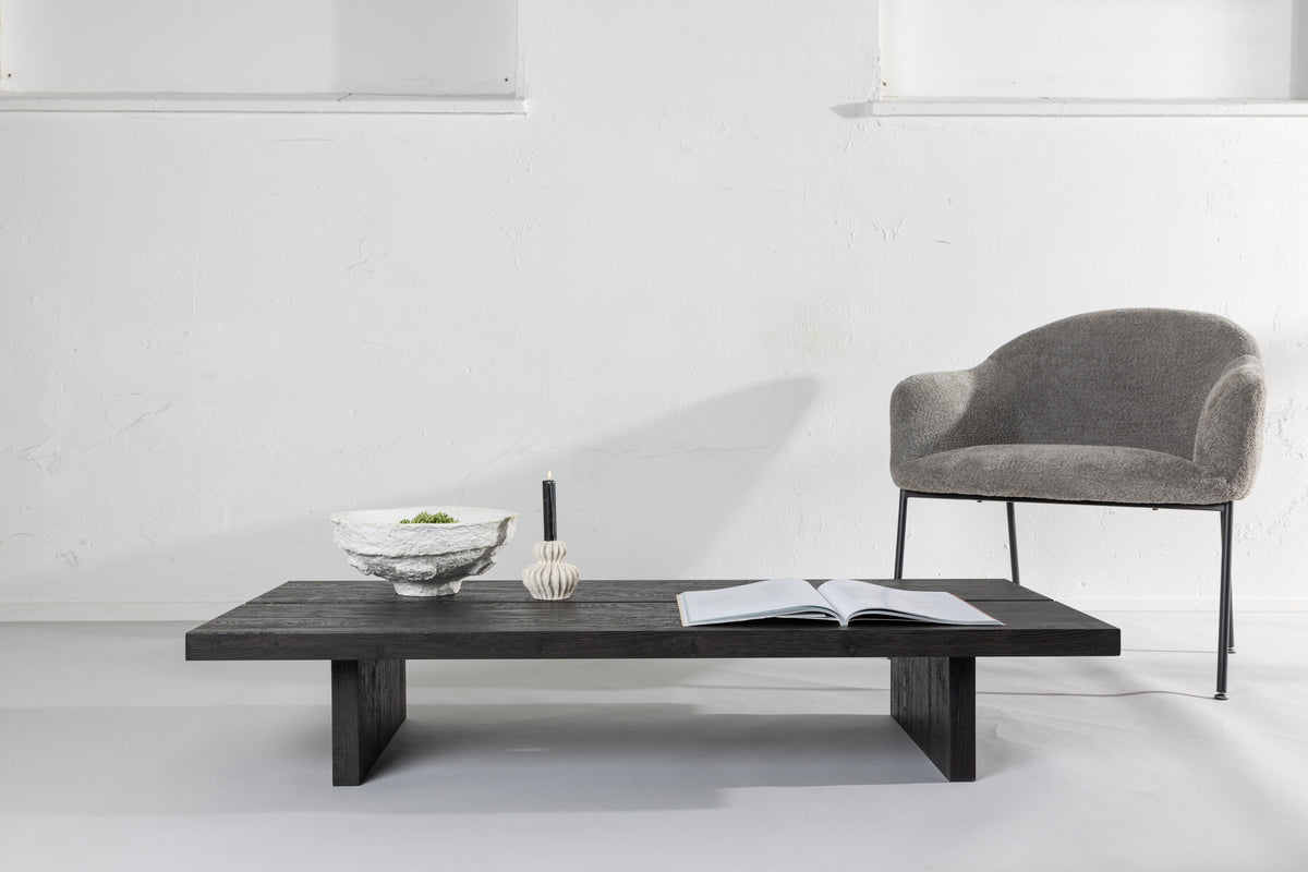 Lancester sofabord - 140 × 60 cm - sort - billede 13